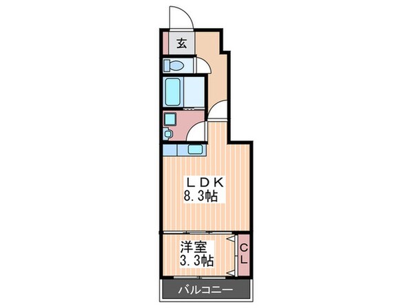 リノリノアパートメント美の里の物件間取画像